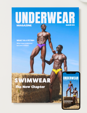 So gay Magazine Male Underwear models