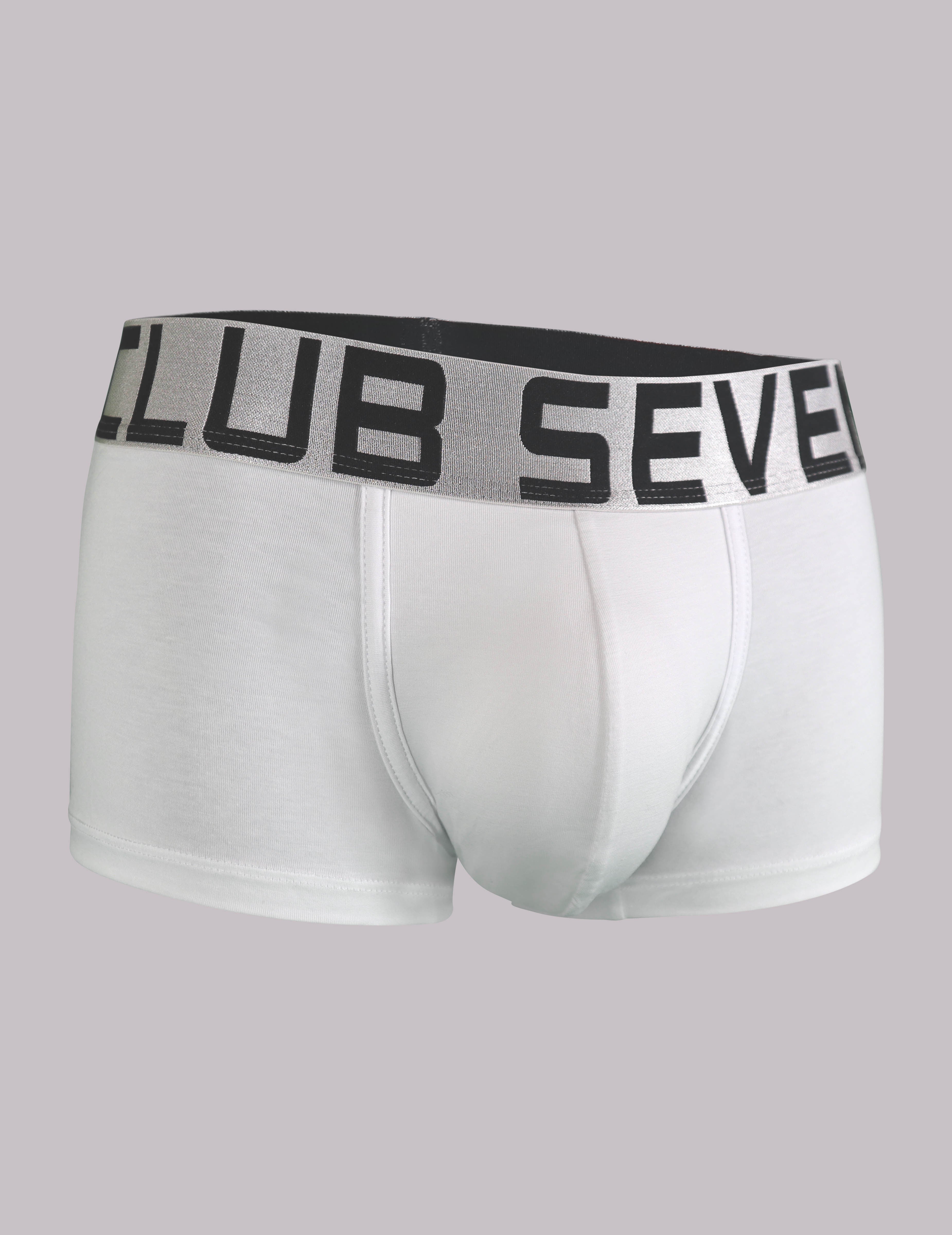 White Trunks Underwear For Men Club Seven Menswear