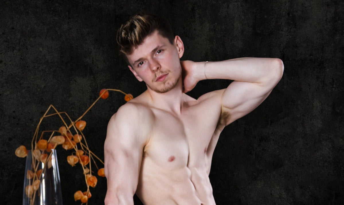 Male underwear model - Lewis Noden