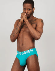 Briefs for underwear for well endowed worn by a male model