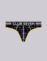 Prisma Black Pearl Print Thongs