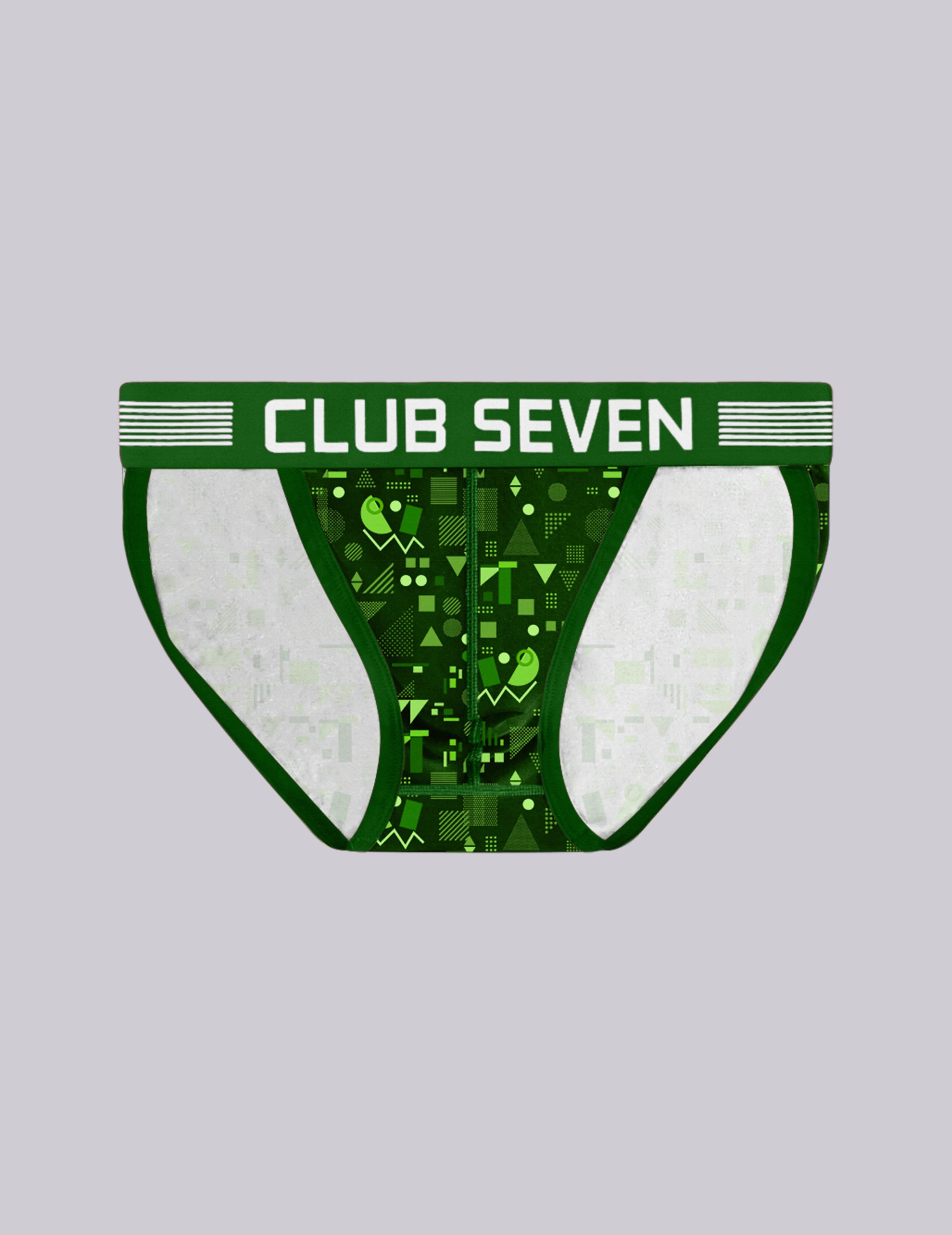Prisma Green Print Tanga Briefs