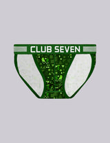Prisma Green Print Tanga Briefs