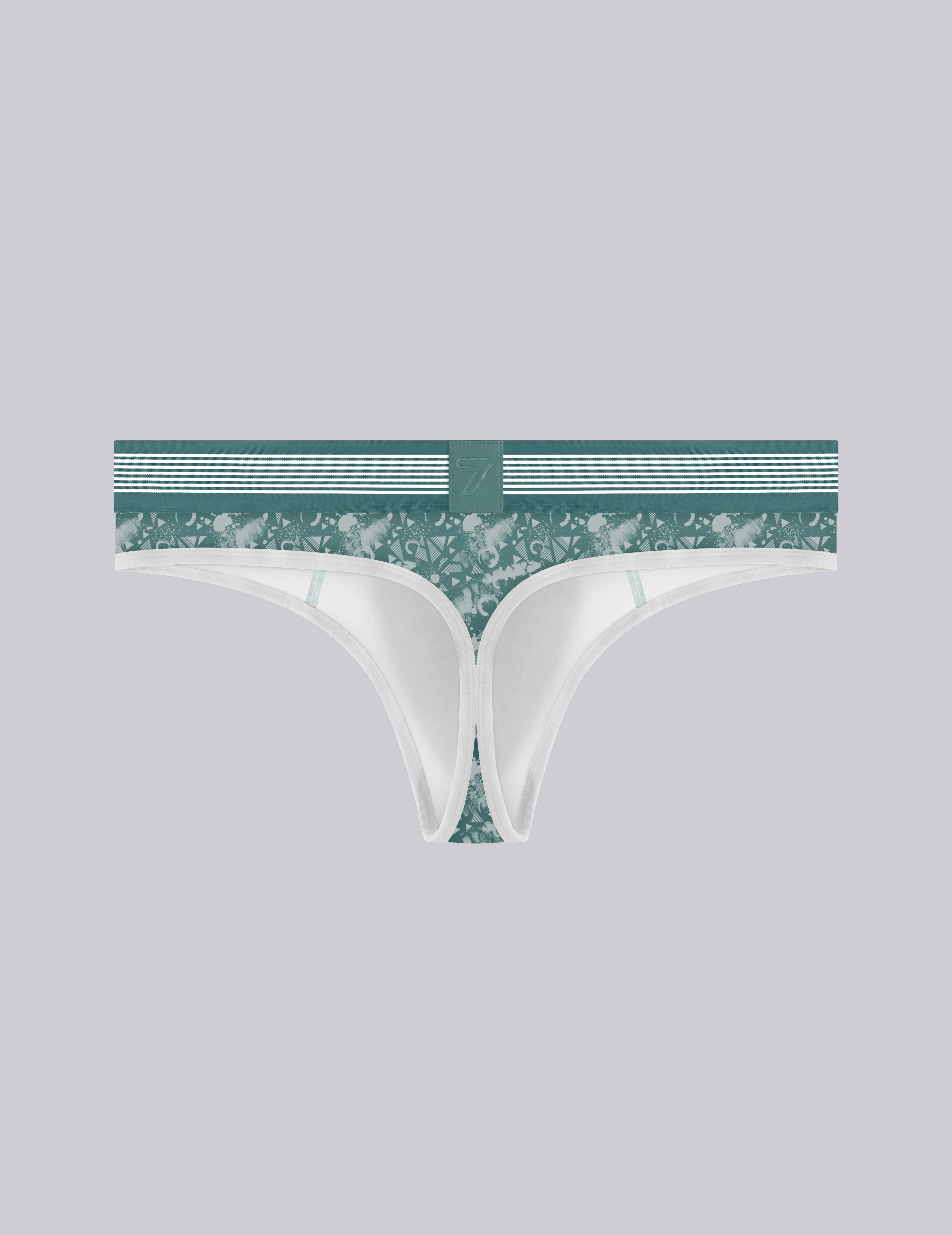 Prisma Blue Print Thongs
