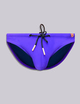 Coral Purple Swim Briefs