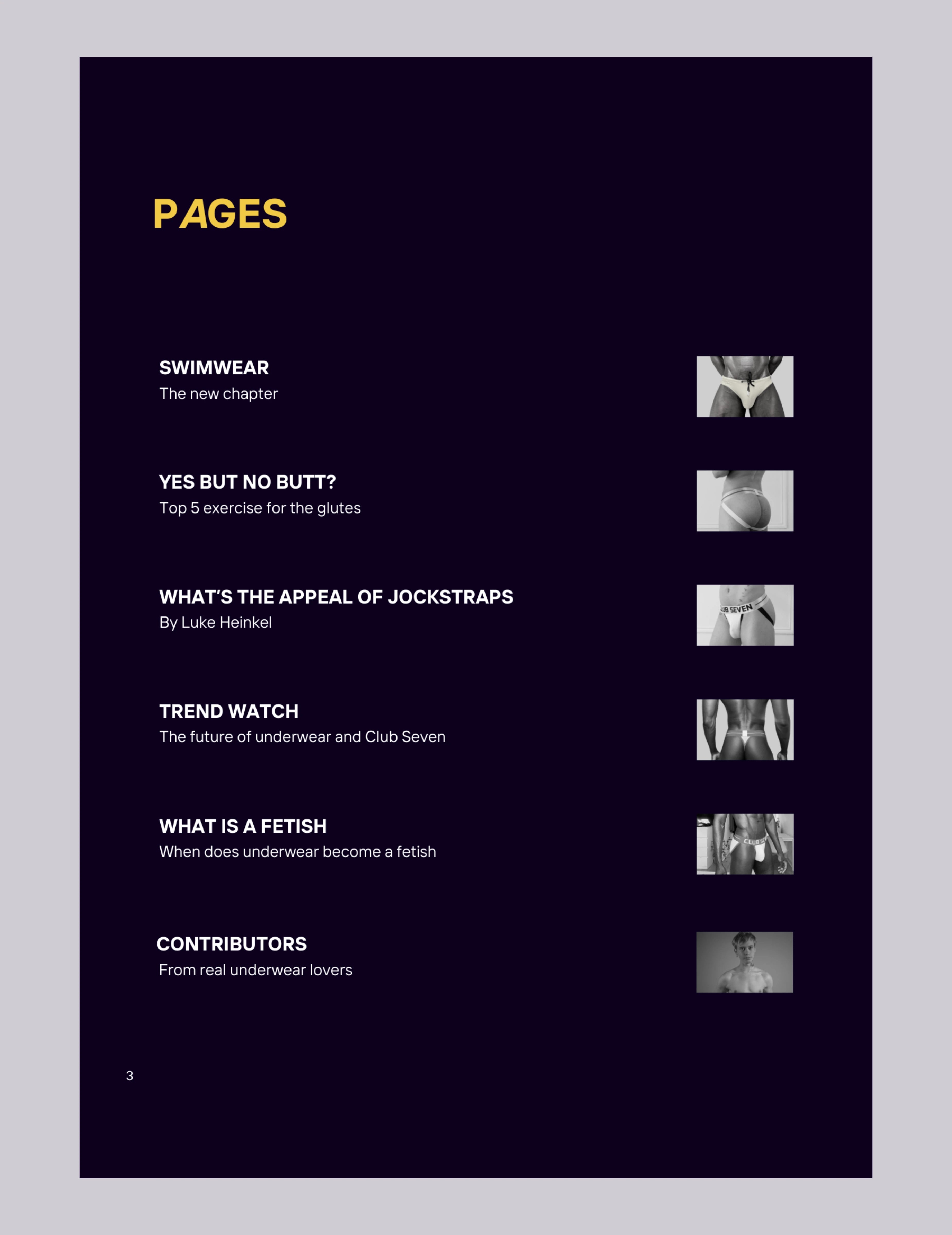 Men's Underwear Magazine Issue 03