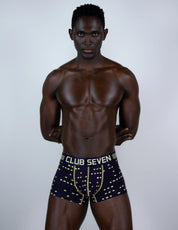 Prisma Black Pearl Print Trunks
