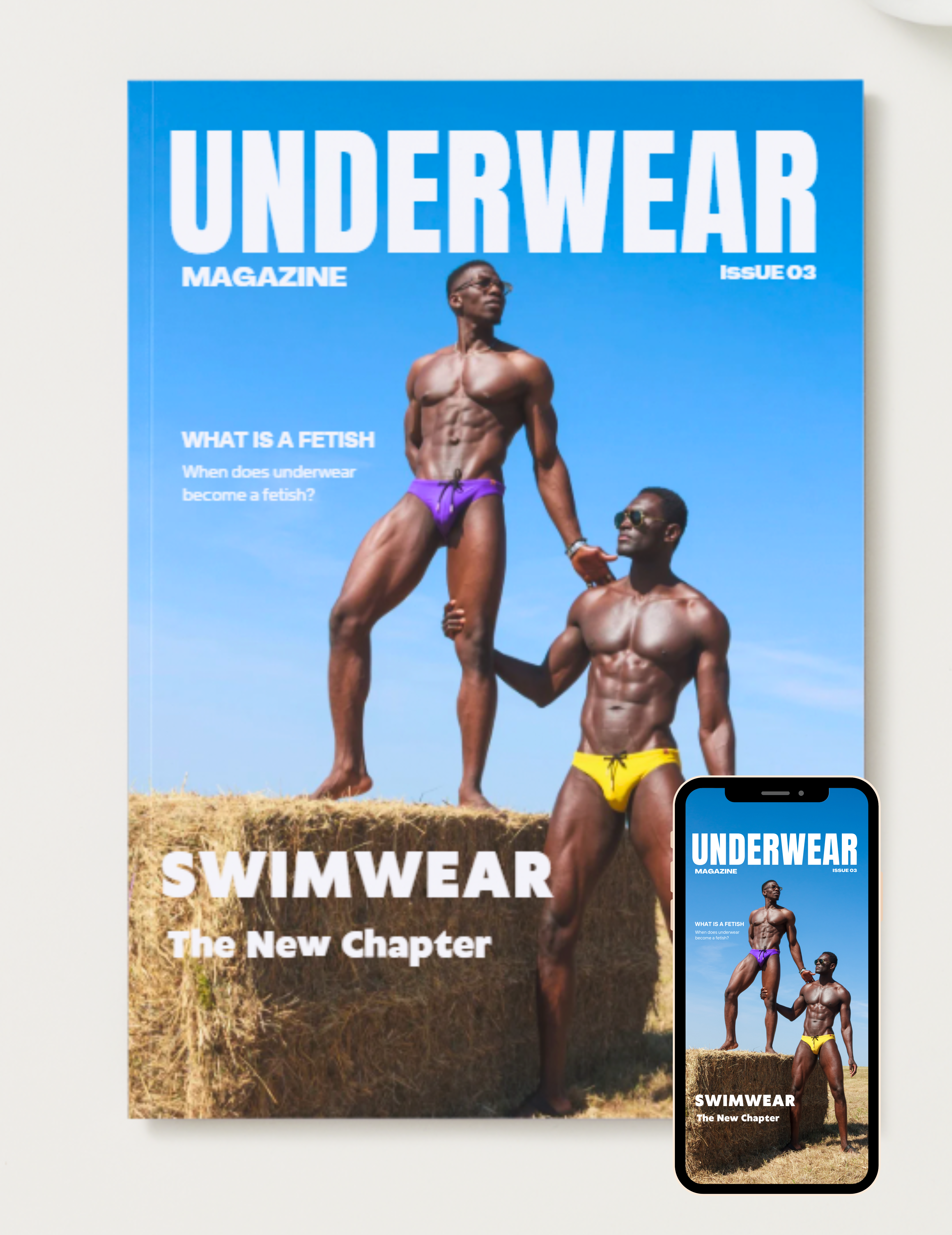 So gay Magazine Male Underwear models
