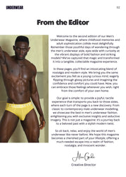 Men underwear model magazine