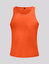 Copper Orange Vests Top