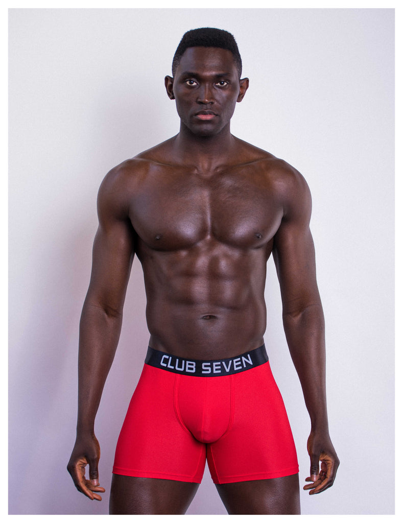 Mens Underwear | Royal Red Men Boxer footballers bulge